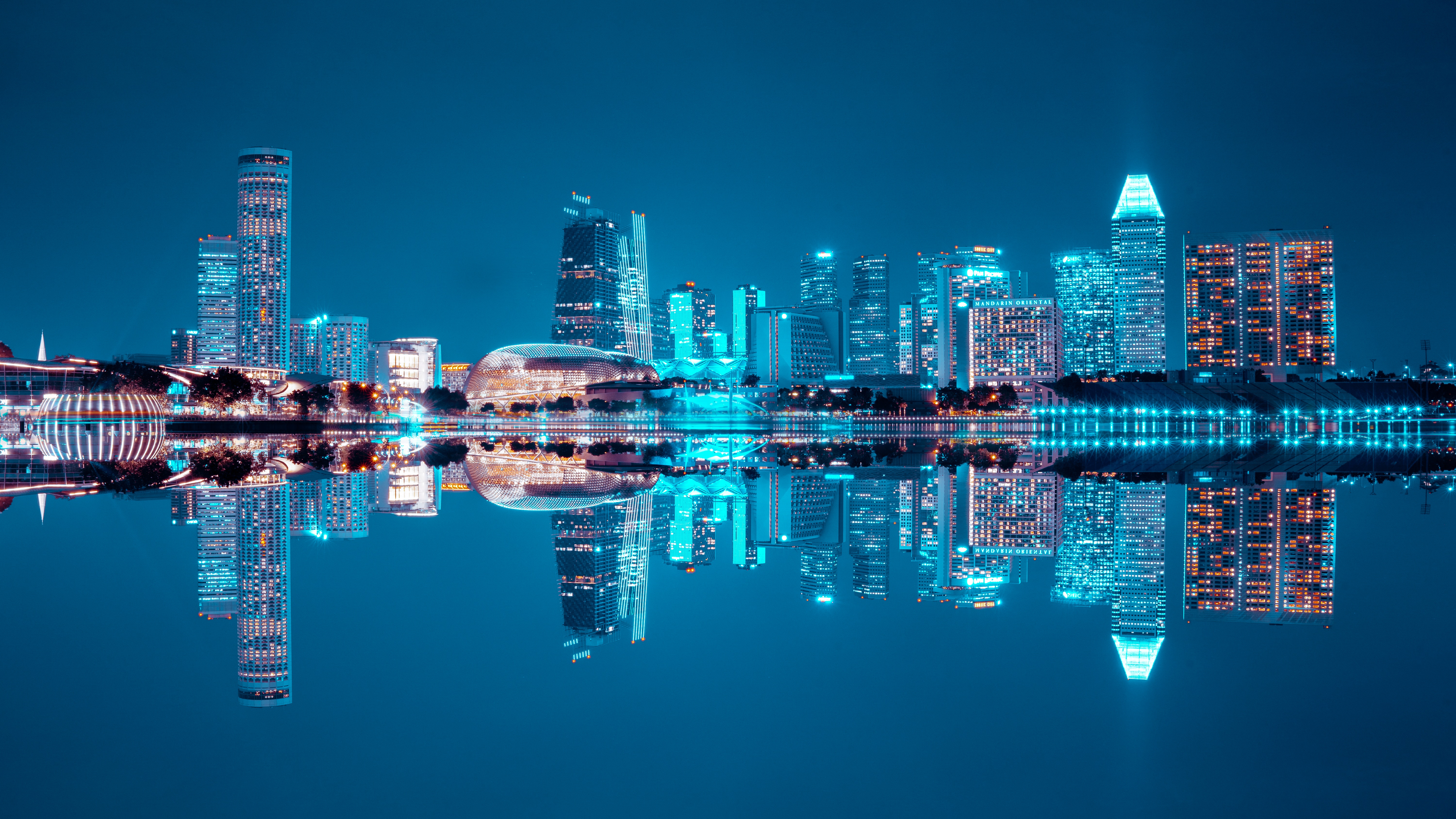 Modern city skyline representing business growth